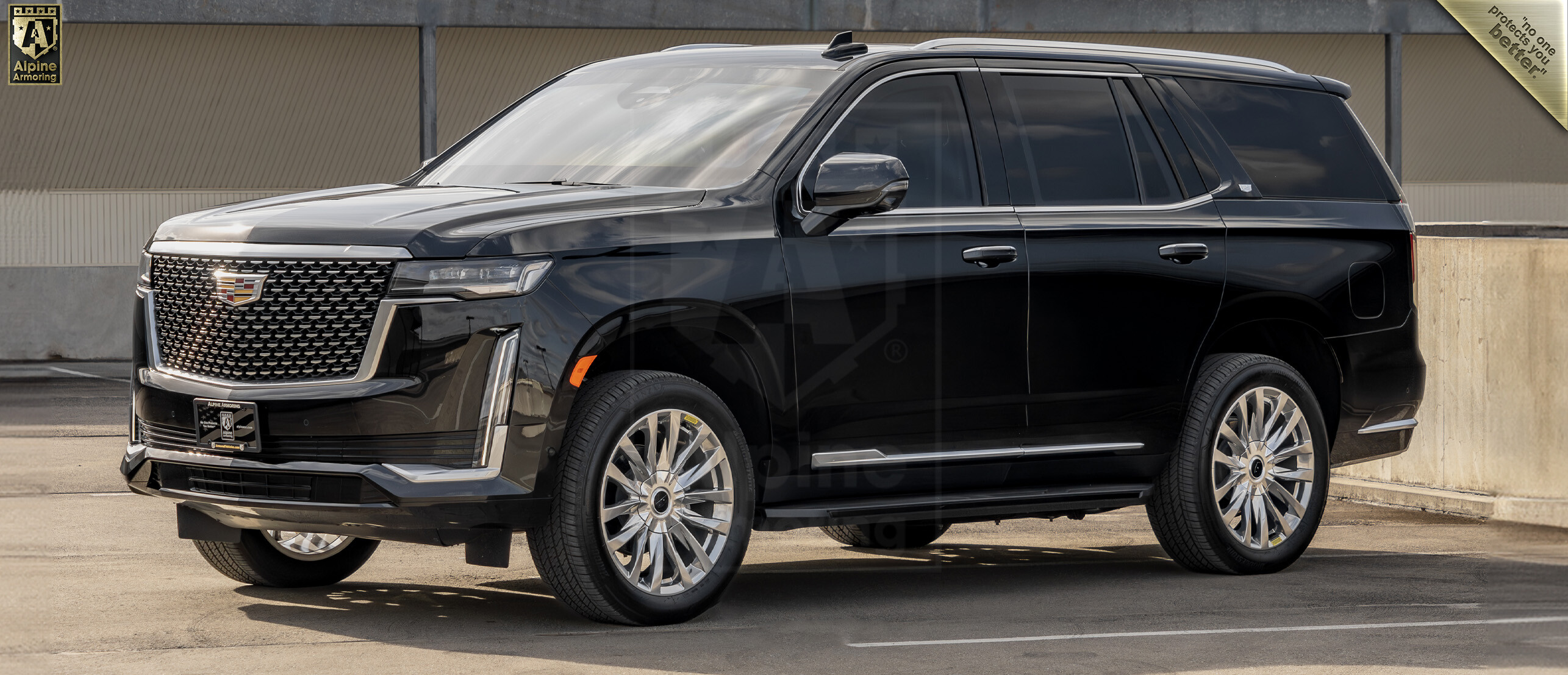 Armored Bulletproof Cadillac Escalade 4WD In Stock Now | Alpine Armoring® USA