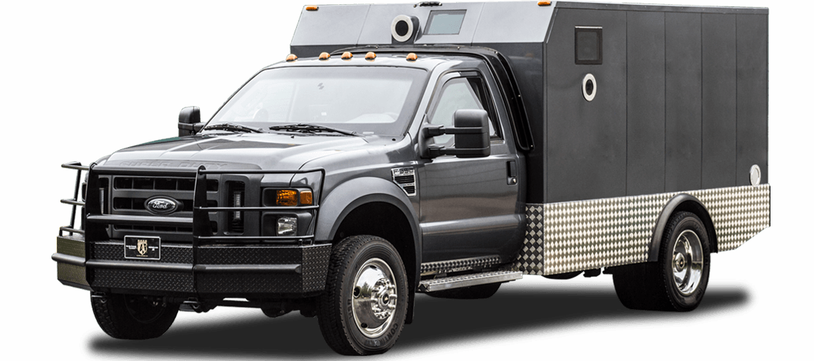Armored CIT Truck | Ford F-550 | Alpine Armoring® USA