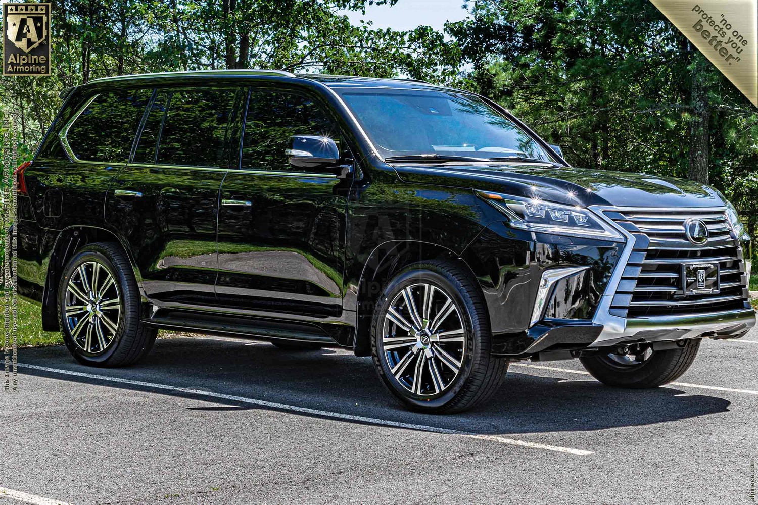 New Inventory armored Lexus LX570 Level A9/B6+  Exterior & Interior Images VIN:5903