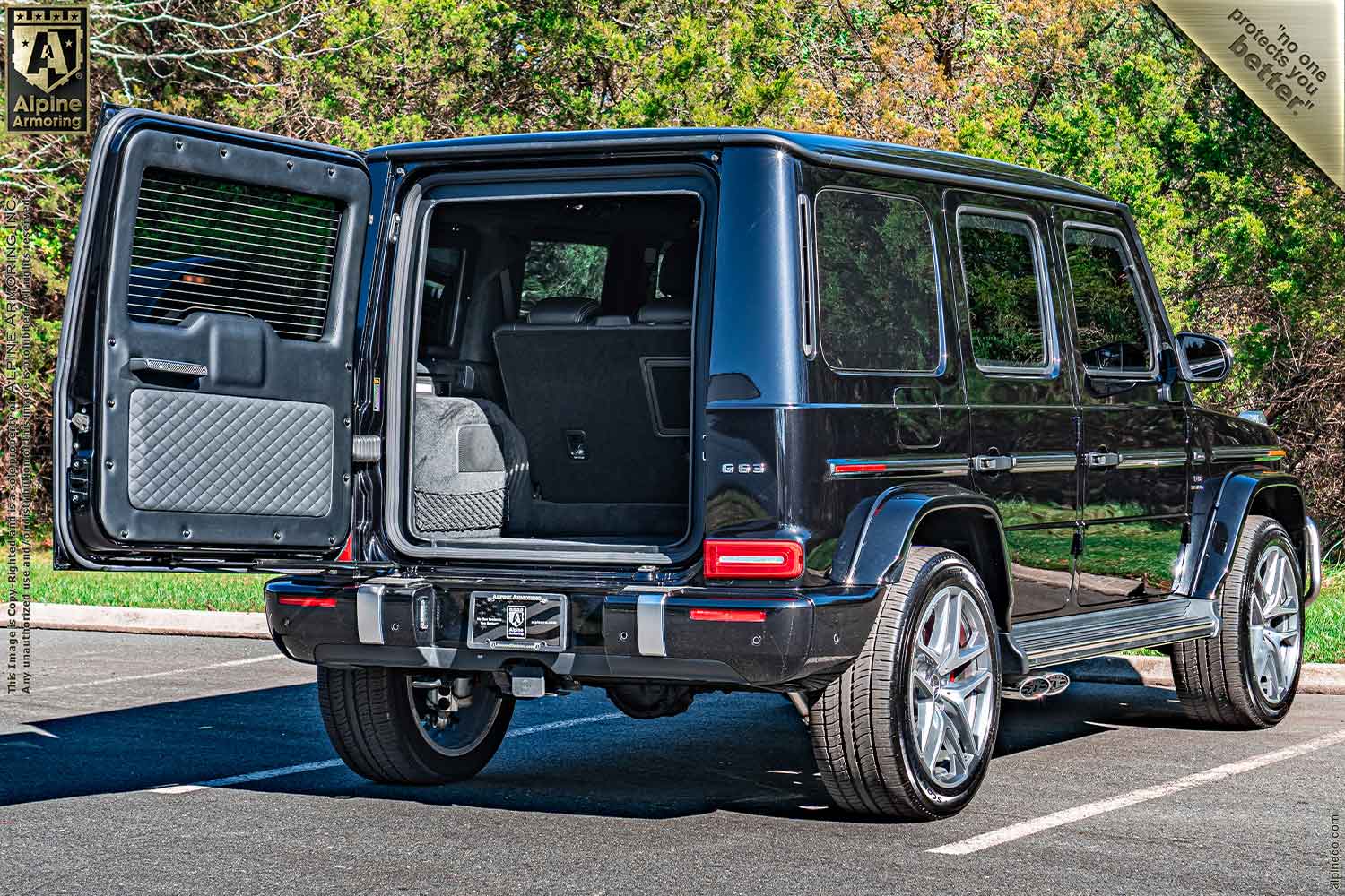 New Inventory armored Mercedes-Benz G63 Level A9/B6+  Exterior & Interior Images VIN:5038