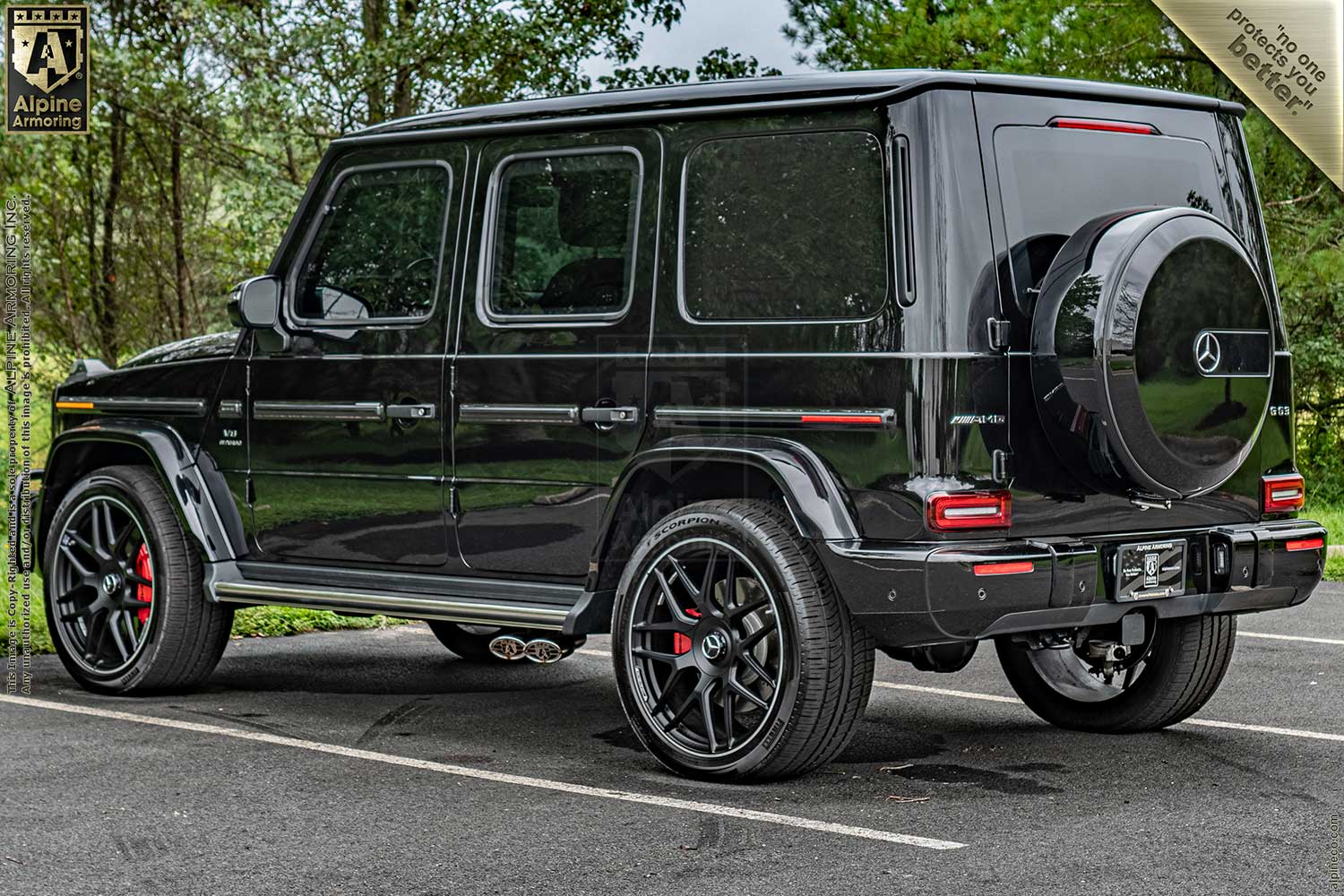 New Inventory Armored Mercedes-Benz G63 Level A9/B6+ Exterior & Interior Images VIN:5920