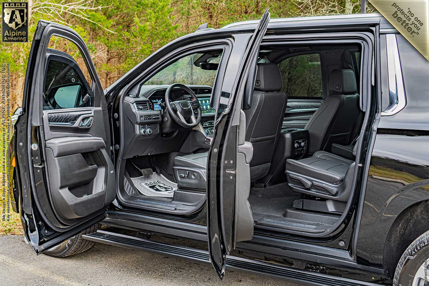 New Inventory armored GMC Yukon 4WD Denali Level A9/B6+ Exterior & Interior Images VIN:9835