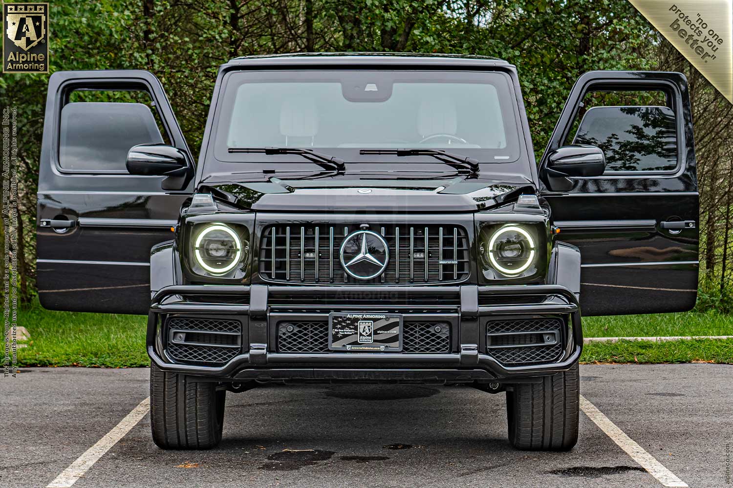 New Inventory armored Mercedes-Benz G63 Level A9/B6+  Exterior & Interior Images VIN:7379