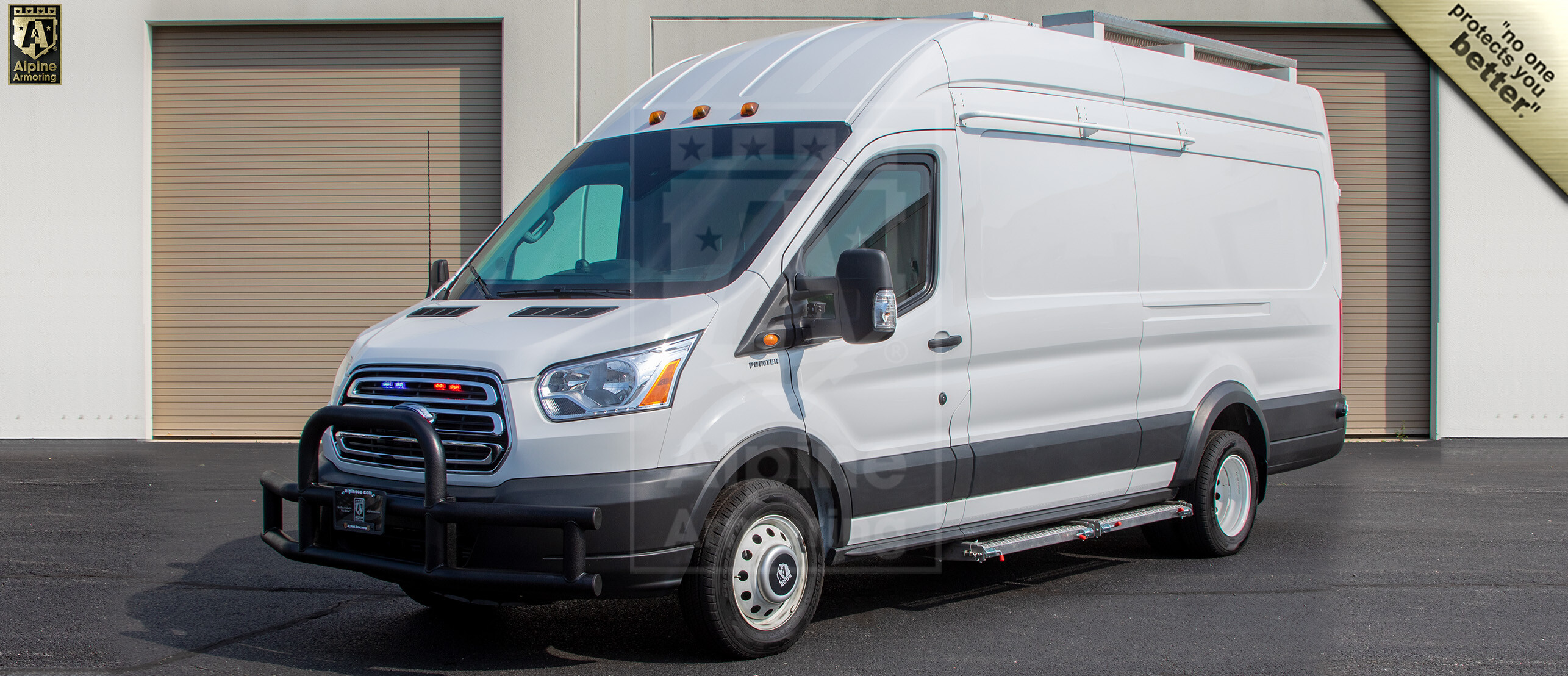 Armored SWAT Van | Ford Transit | Alpine Armoring® USA